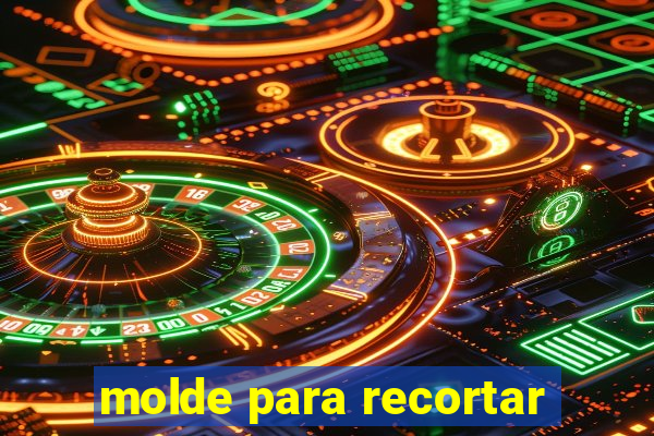 molde para recortar